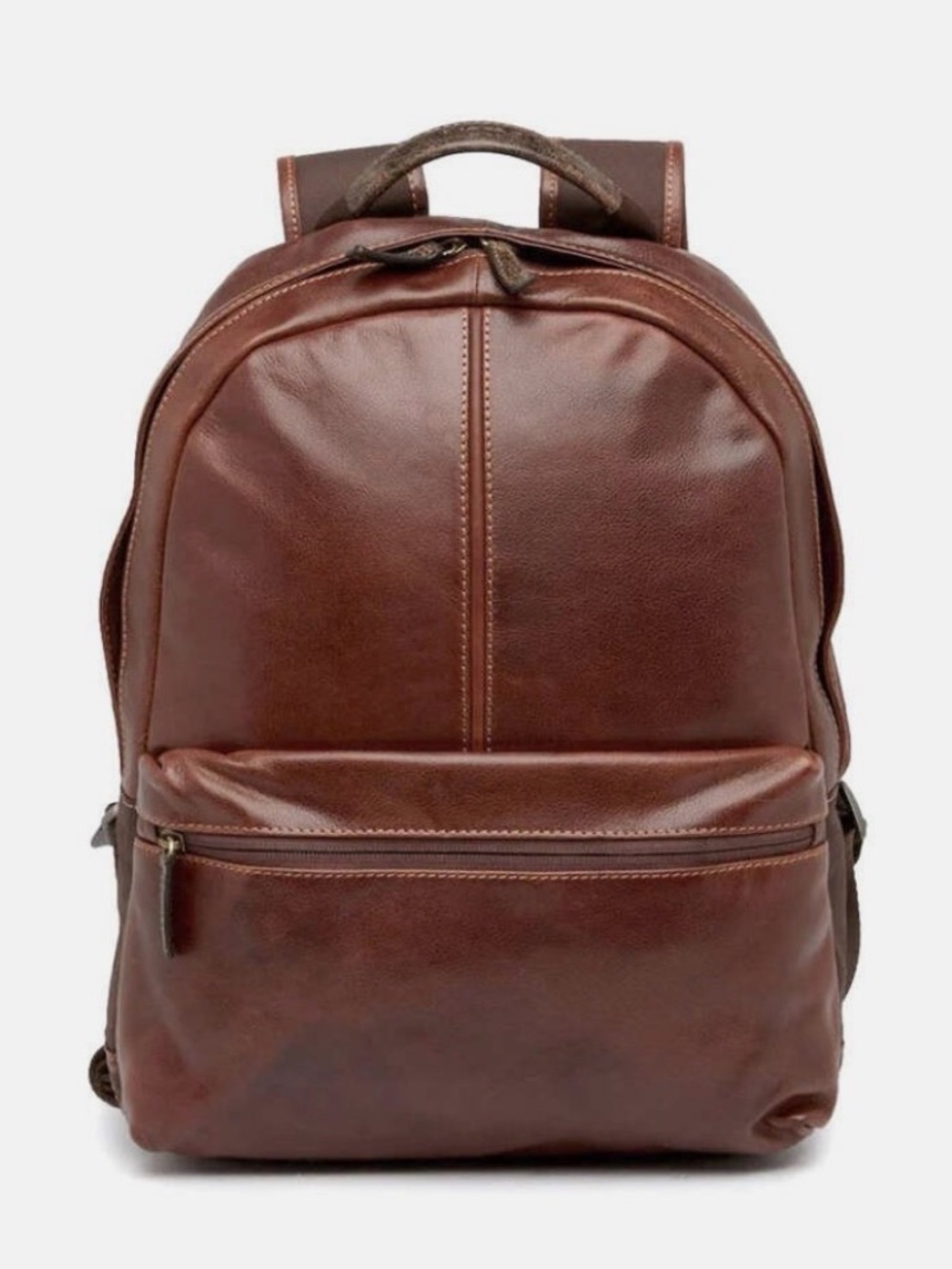 Boconi Garth Slim Leather Backpack